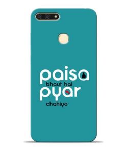 Paisa Bahut Honor 7A Mobile Cover