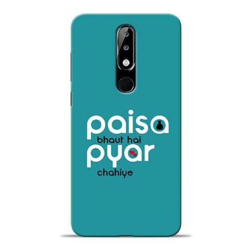 Paisa Bahut Nokia 5.1 Plus Mobile Cover