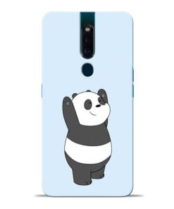 Panda Hands Up Oppo F11 Pro Mobile Cover