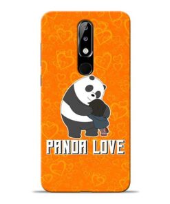 Panda Love Nokia 5.1 Plus Mobile Cover