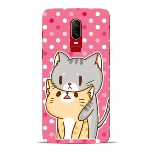 Pretty Cat Oneplus 6 Mobile Cover