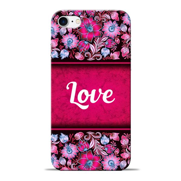 Red Love Apple iPhone 7 Mobile Cover 1 Red Love Apple iPhone 7 Mobile Cover
