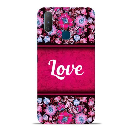Red Love Vivo Y17 Mobile Cover