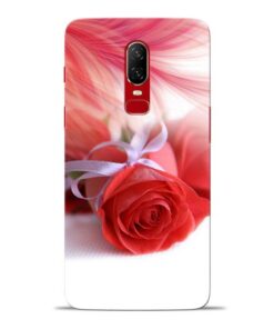 Red Rose Oneplus 6 Mobile Cover