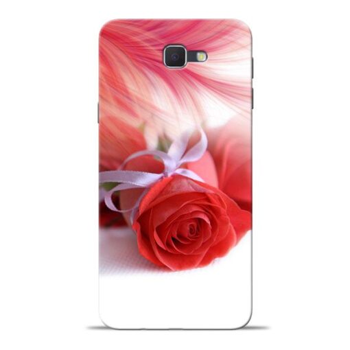 Red Rose Samsung J7 Prime Mobile Cover