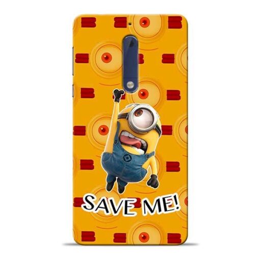 Save Minion Nokia 5 Mobile Cover