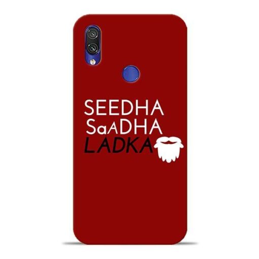 Seedha Sadha Ladka Xiaomi Redmi Note 7 Mobile Cover