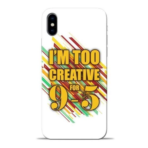 Too Creative Apple iPhone X Mobile Cover