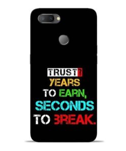 Trust Years To Earn Oppo Realme U1 Mobile Cover