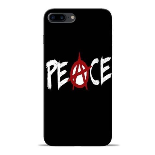 White Peace Apple iPhone 8 Plus Mobile Cover