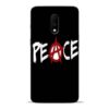White Peace Oneplus 7 Mobile Cover