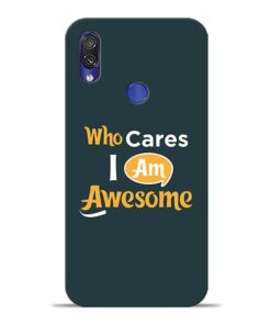 Who Cares Xiaomi Redmi Note 7 Mobile Cover