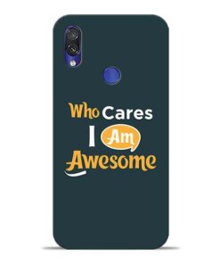 Who Cares Xiaomi Redmi Note 7 Pro Mobile Cover