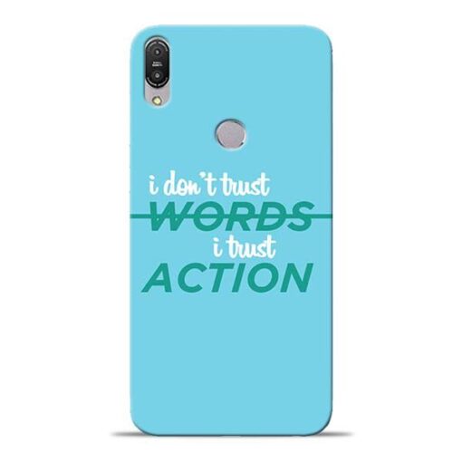 Words Action Asus Zenfone Max Pro M1 Mobile Cover