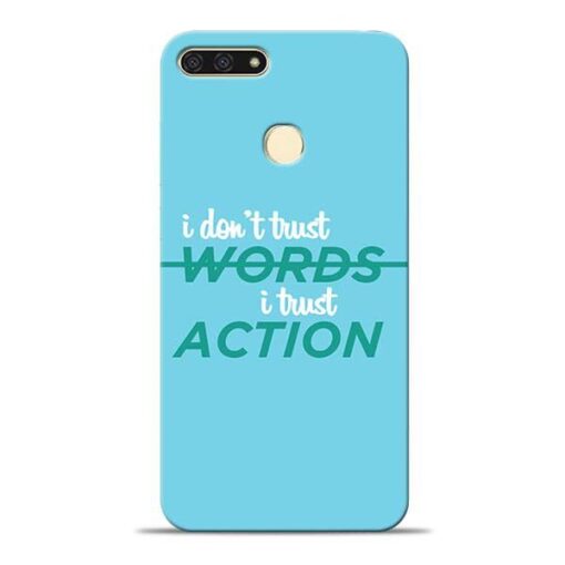Words Action Honor 7A Mobile Cover