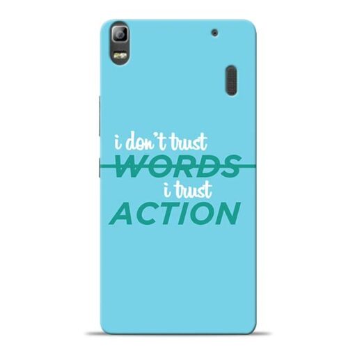 Words Action Lenovo K3 Note Mobile Cover