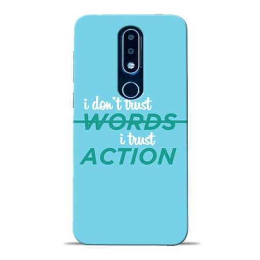 Words Action Nokia 6.1 Plus Mobile Cover