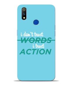 Words Action Oppo Realme 3 Pro Mobile Cover