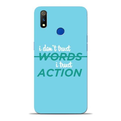 Words Action Oppo Realme 3 Pro Mobile Cover