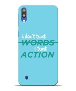Words Action Samsung M10 Mobile Cover
