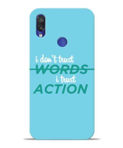 Words Action Xiaomi Redmi Note 7 Mobile Cover