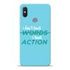 Words Action Xiaomi Redmi Y2 Mobile Cover