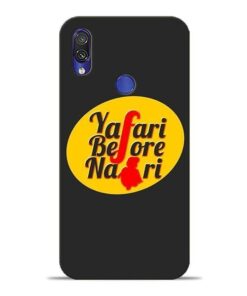 Yafari Before Xiaomi Redmi Note 7 Pro Mobile Cover