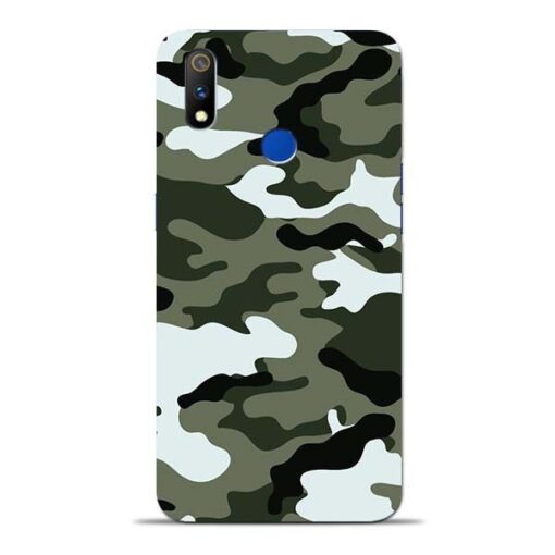 Army Camo Oppo Realme 3 Pro Mobile Cover