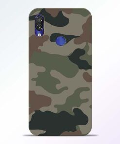 Army Camouflage Redmi Note 7 Pro Mobile Cover