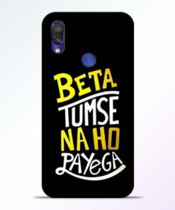 Beta Tumse Na Redmi Note 7 Pro Mobile Cover