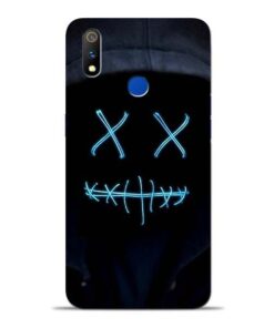 Black Marshmello Oppo Realme 3 Pro Mobile Cover