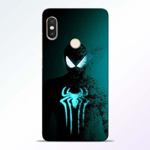Black Spiderman Redmi Note 5 Pro Mobile Cover