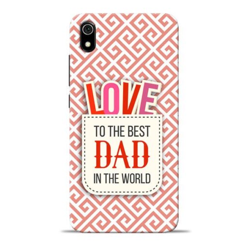 Love Dad Redmi 7A Mobile Cover