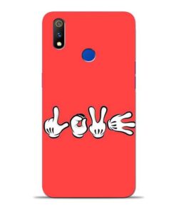 Love Symbol Oppo Realme 3 Pro Mobile Cover