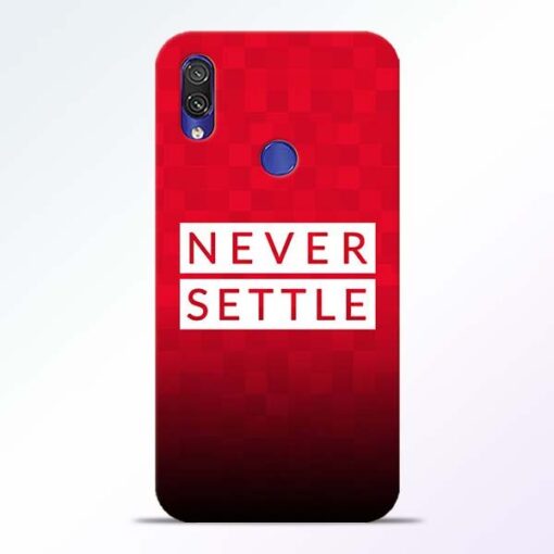 Never Settle Redmi Note 7 Pro Mobile Cover