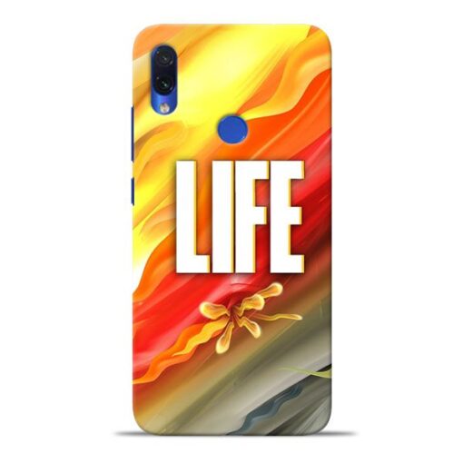 Colorful Life Redmi Note 7S Mobile Cover