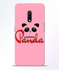 Curious Panda Realme X Mobile Cover