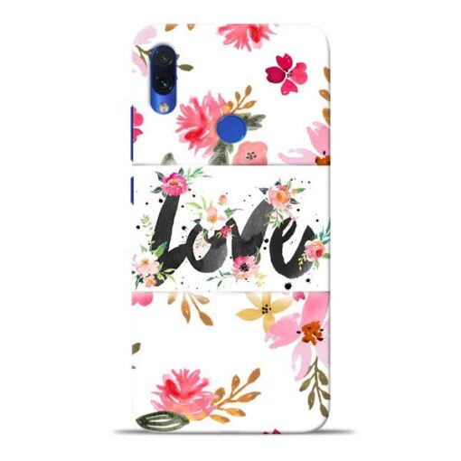 Flower Love Redmi Note 7S Mobile Cover