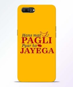 Hans Mat Pagli Realme C1 Mobile Cover