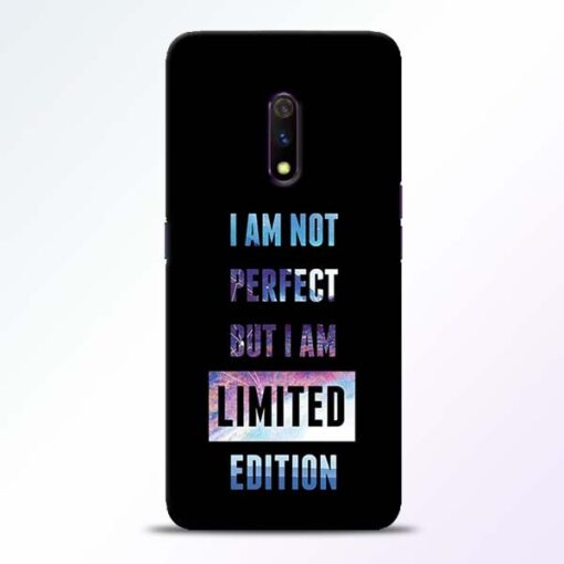 I Am Not Perfect Realme X Mobile Cover