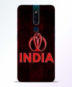 India Worldcup Oppo F11 Pro Mobile Cover