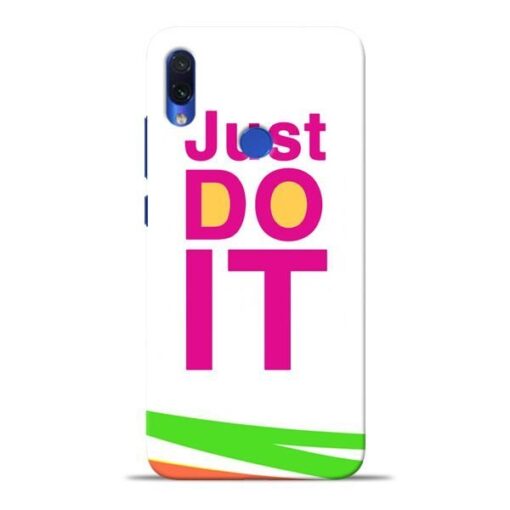 Just Do It Redmi Note 7S Mobile Cover
