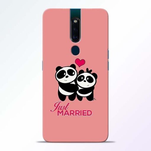 Just Married Oppo F11 Pro Mobile Cover