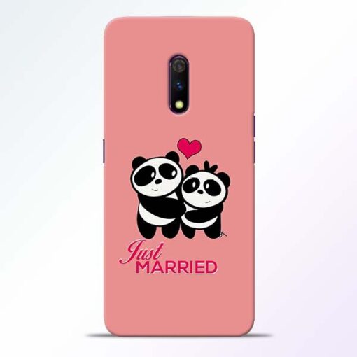 Just Married Realme X Mobile Cover