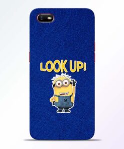 Look Up Minion Oppo A1K Mobile Cover