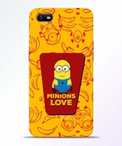 Minions Love Oppo A1K Mobile Cover