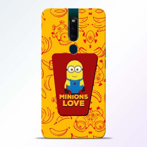 Minions Love Oppo F11 Pro Mobile Cover