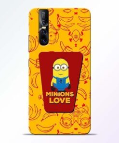 Minions Love Vivo V15 Pro Mobile Cover