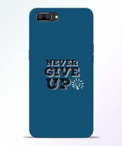 Never Give Up Realme C1 Mobile Cover