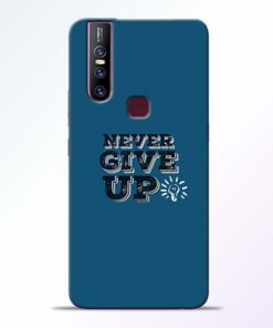 Never Give Up Vivo V15 Mobile Cover